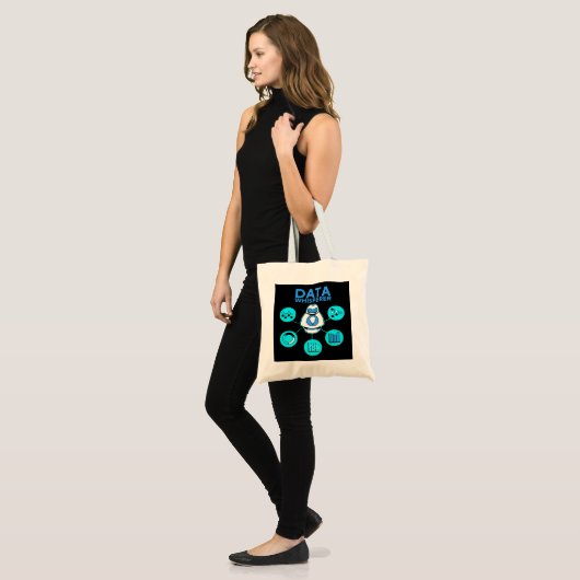 Data Whisperer Tech Engineer MIS Analyst Software Tote Bag (Voorkant (model))