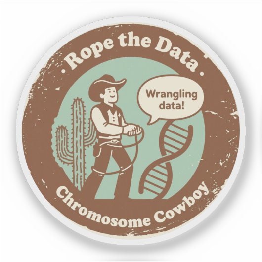 Data Wrangler op de Range Genomics Edition Sticker (Voorkant)
