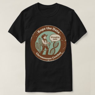 Data Wrangler op de Range Genomics Edition T-shirt