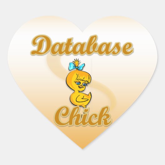 Database Chick Hart Sticker (Voorkant)