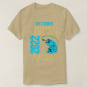 Databasebeheerder 2022 in ruste, Geviste oversteek T-shirt (Design voorkant)