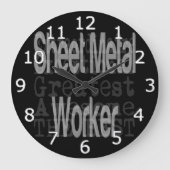 Datablad metaalbewerker grote klok (Voorkant)