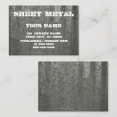 Datablad Metal Visitekaartje (Voorkant / Achterkant)