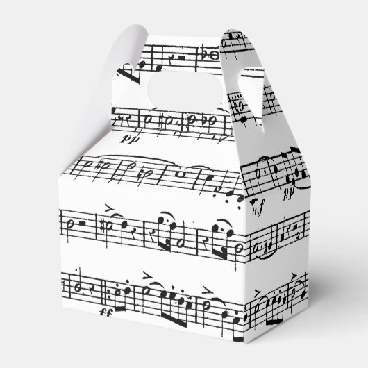 Datablad Music for Piano Overweging Bedankdoosjes (Voorkant Zijde)