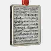 Datablad Music for the Overture to 'Egmont' Metalen Ornament (Rechts)