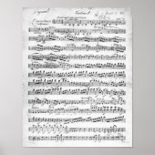 Datablad Music for the Overture to 'Egmont' Poster (Voorkant)