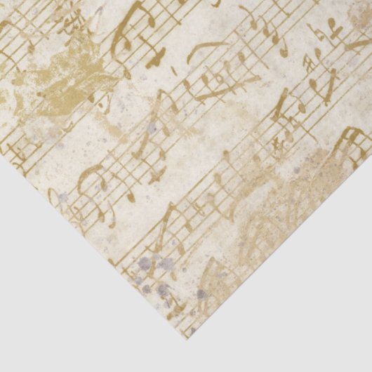 Datablad Music Gold en Silver ontkoppeling Tissuepapier (Detail)