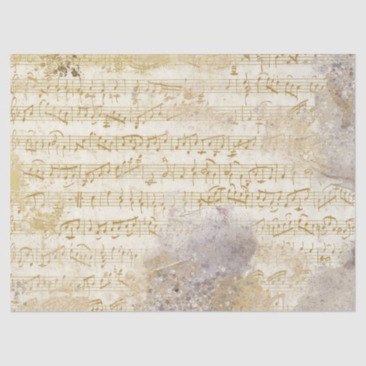 Datablad Music Gold en Silver ontkoppeling Tissuepapier (Voorkant)