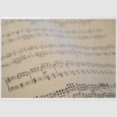Datablad Music Parchment Background 2, decoupage Tissuepapier (Voorkant)
