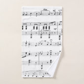 Datablad Muziek Bad Handdoek (Handdoek)