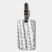 Datablad Muziek Bagagelabel (Voorkant verticaal)