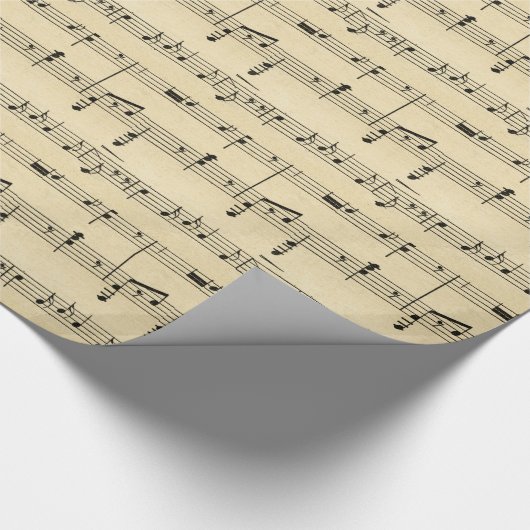 Datablad Muziek Cadeaupapier (Hoek)