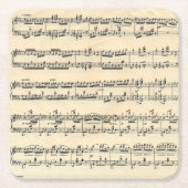 Datablad Muziek Kartonnen Onderzetters (Voorkant)