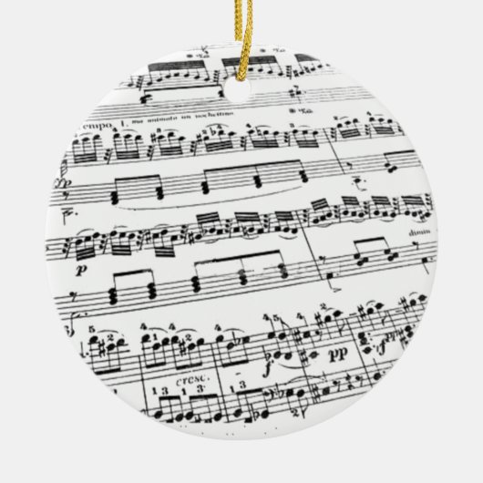 Datablad Muziek Keramisch Ornament (Voorkant)