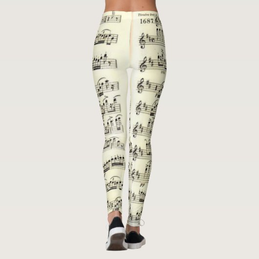 Datablad Muziek Leggings (Achterkant)