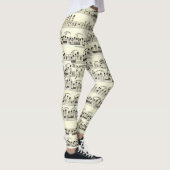 Datablad Muziek Leggings (Rechts)