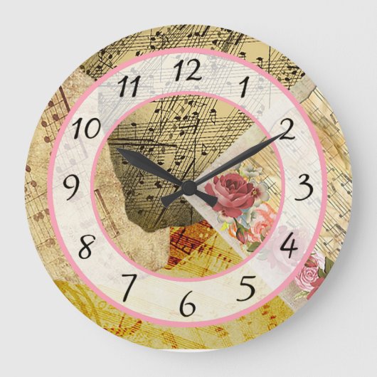 Datablad Muziek, muzieknoten keuken Grote Klok (Voorkant)