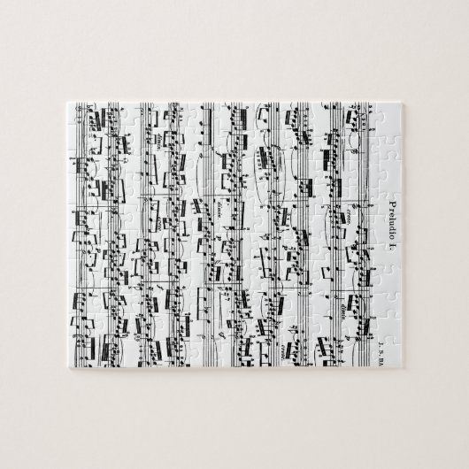 Datablad Muziek naar Bach Legpuzzel (Horizontaal)