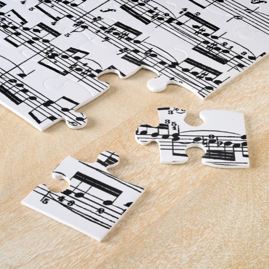 Datablad Muziek naar Bach Legpuzzel (Zijkant)