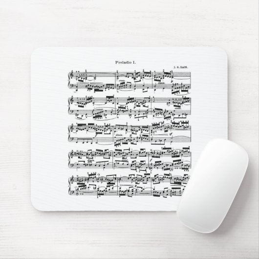 Datablad Muziek naar Bach Muismat (Met muis)