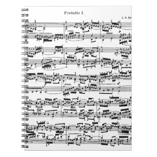 Datablad Muziek naar Bach Notitieboek