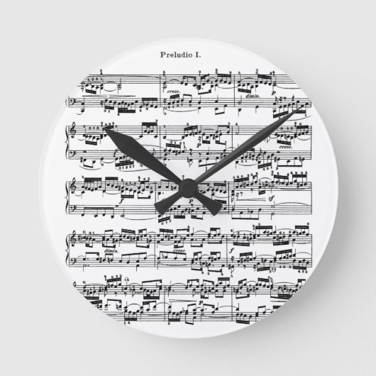 Datablad Muziek naar Bach Ronde Klok (Voorkant)