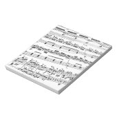 Datablad Muziek Notitieblok (Linkerzijde)