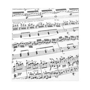Datablad Muziek Notitieblok