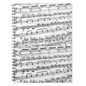 Datablad Muziek Notitieboek (Voorkant)