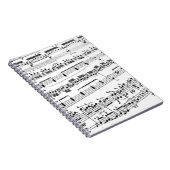 Datablad Muziek Notitieboek (Rechterzijde)