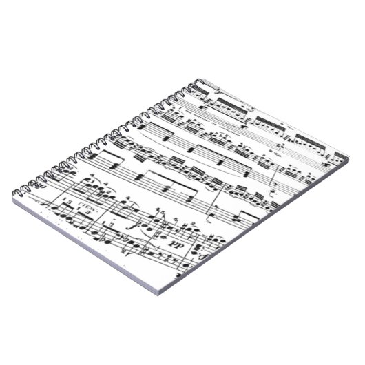 Datablad Muziek Notitieboek (Linkerzijde)