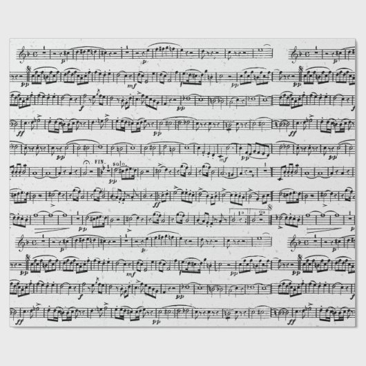 Datablad Muziek op papier (Vlak)