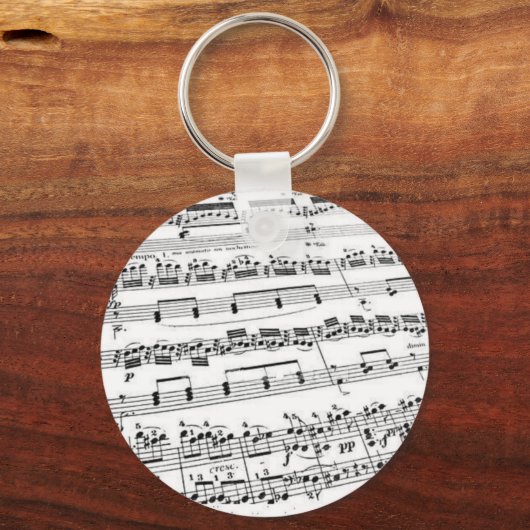 Datablad Muziek Sleutelhanger (Voorkant)