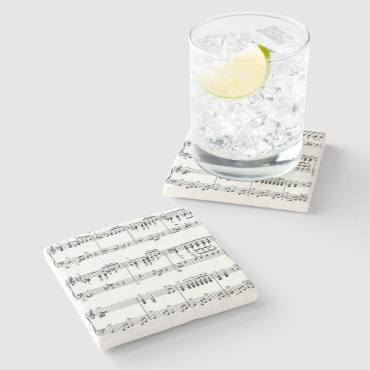 Datablad Muziek Stenen Onderzetter (Zijkant)