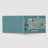 Datablad Muzieknotities Trendy Personalized Gastenboek (Volledig)