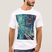 Datacenter en digitale wereld t-shirt (Voorkant)