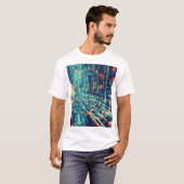 Datacenter en digitale wereld t-shirt (Voorkant volledig)