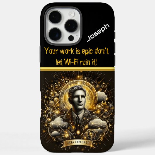 Datalandschappen verkennen met een visionaire gees Case-Mate iPhone case (Achterkant)