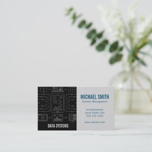 datanetwerk | Veiligheid | codeur | IT Visitekaartje (Staand voorkant)