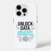 Datarevolutie: Abstracte AI potentiële matrixtechn Case-Mate iPhone Case (Achterkant)