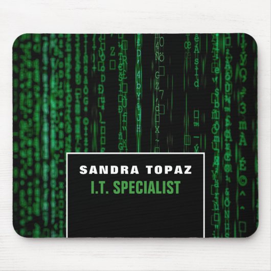 Datascherm, informatietechnologie, computer muismat (Voorkant)