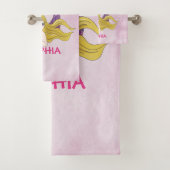 Dataset Mermaid Design Bath Bad Handdoek (Insitu)