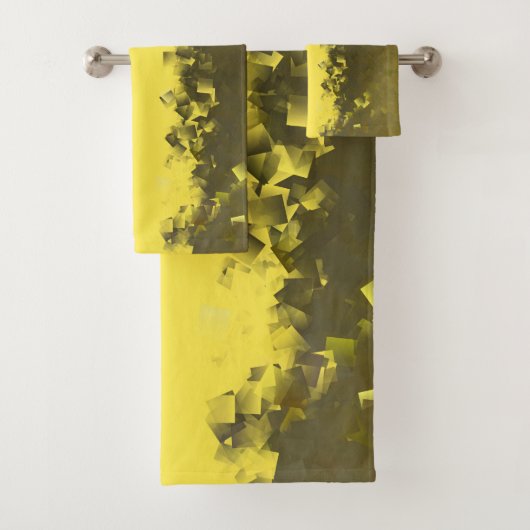 Dataset, set, home,checks,strepen,design bad handdoek (Insitu)