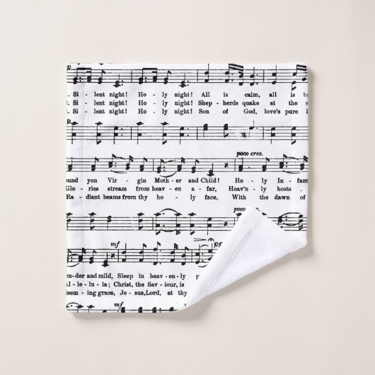 Dataset voor muziekopleiding bad handdoek (Wasdoekje)