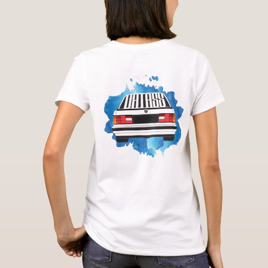 Datass BMW E30 T-shirt (Achterkant)
