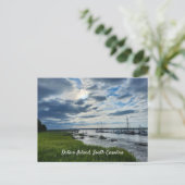 Dataw Island, Beaufort, Zuid-Carolina moerasboten Briefkaart (Staand voorkant)