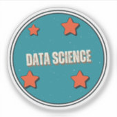 Datawetenschap Sticker (Voorkant)
