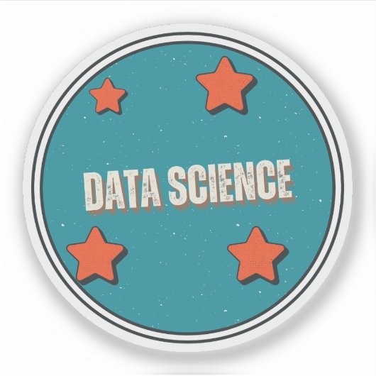 Datawetenschap Sticker (Voorkant)