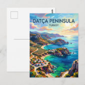 Datça-schiereiland Turkije Briefkaart (Voorkant / Achterkant)