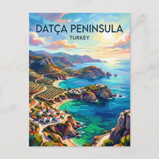 Datça-schiereiland Turkije Briefkaart (Voorkant)